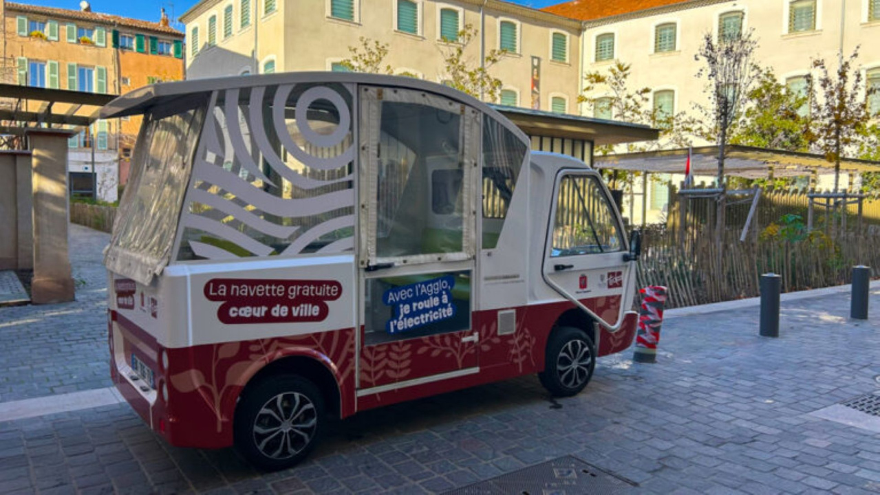 Image d'illustration pour : Navette électrique pour transport vers Chabran et médiathèque
